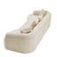 Canapé courbé désossé, canapé modulaire à compression de 106 po, haute densité, canapé-lit pour salon, salon, appartement, chenille-618137723