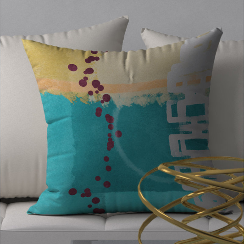  Housse et insert de coussin carré Jewel, 20 po X 20 po