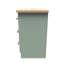 37cm W Manufactured Wood Bedside Table
