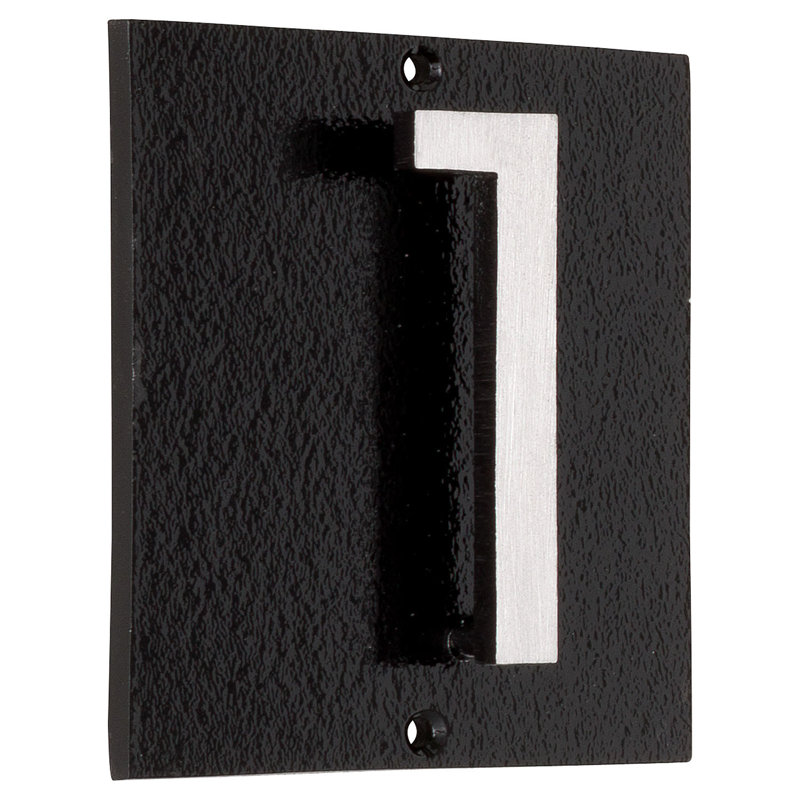 Rectangle Wall Plaque, Black/Two Tone, Yes