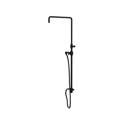 Riser with Diverter, Hose and Sliding Handshower Holder