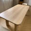 Table rectangulaire moderne simple en bois massif-1588368554