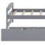 Lit plate-forme avec lit gigogne-579995209