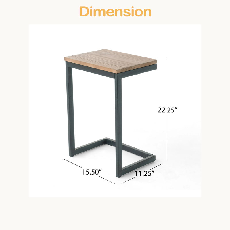 TABLE D'APPOINT - GRAND, H 22,25 po x l 15,5 po x P 11,25 po