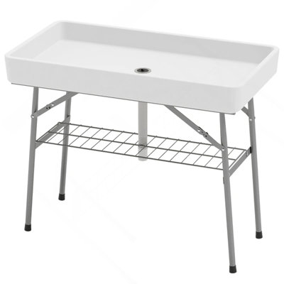 Outdoor Table Cooler,Folding Ice Cooler Table