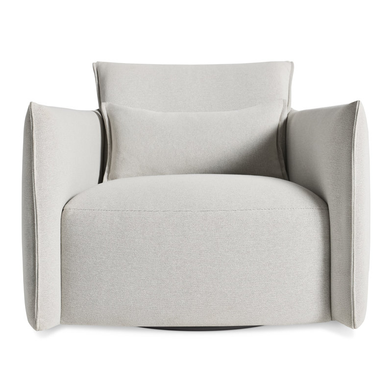 Fauteuil pivotant Oft - Kvadrat Parchemin Automne, White
