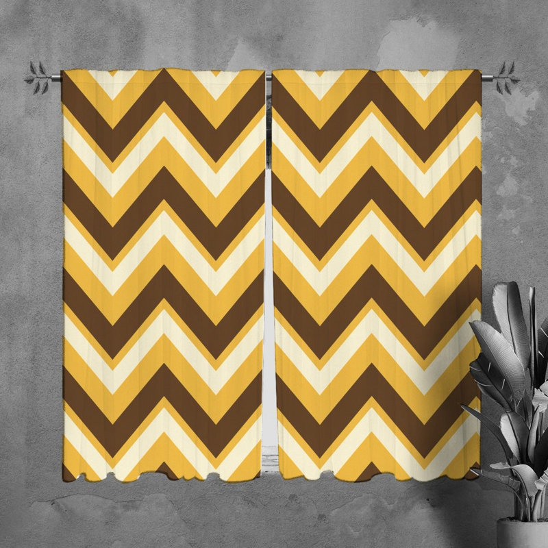 Paire de rideaux obscurcissant en polyester Nanton, L 20 po x L 61 po