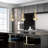 Brushed Brass Finish Globe Crystal Pendant Light - Mini Dimmable LED Hanging Ceiling Fixture