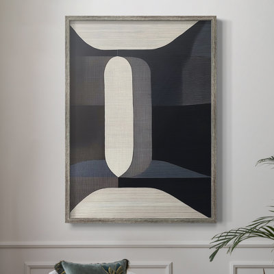 Série ABSTRACT DCLXVI, reproduction encadrée - bois massif