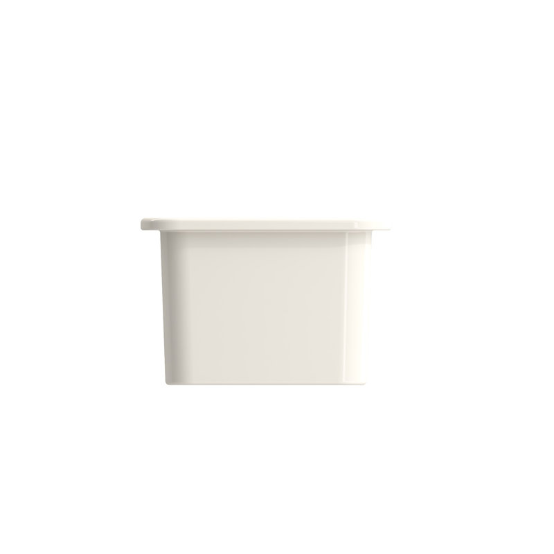 12'' L Kitchen Sink, Biscuit