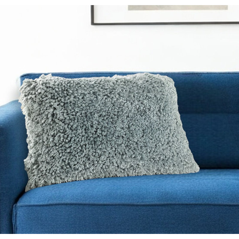 Coussin 14 po x 20 po Celadon