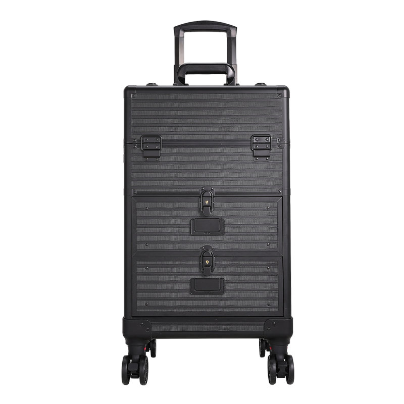 Faux Leather Makeup Organizer