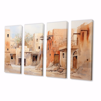 Urban Village Sands Of Egypt I - Egypt 4 Piece Wall Art For Living Room
