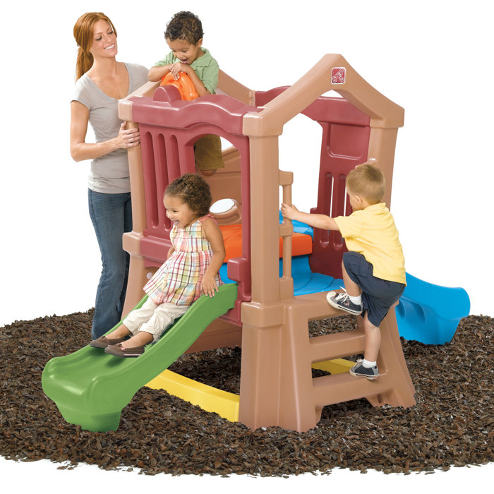 Step2 Play Up Double Slide Climber & Reviews | Wayfair