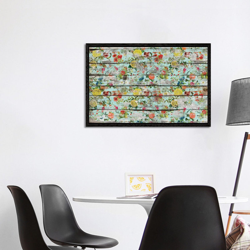 The Tree House by Diego Tirigall - Print on Canvas, 66.04cm H x 101.6cm W x 3.81cm D, Black Framed