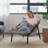 Ayatt Modern Metal Frame Sling Accent Armchair-1990329866