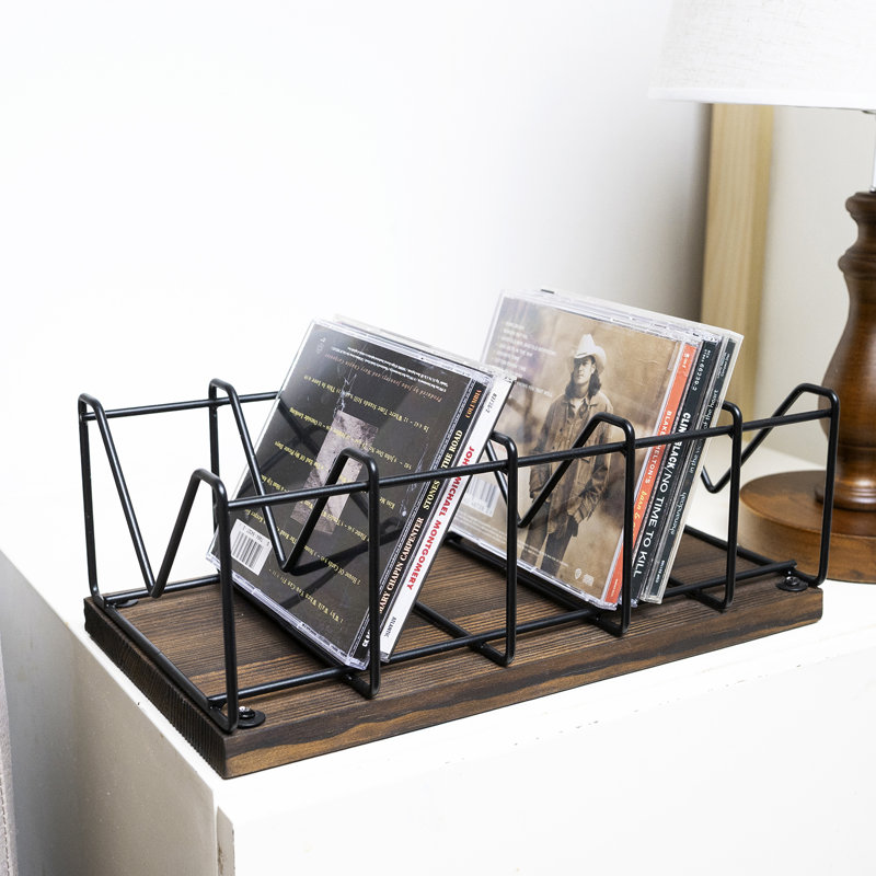 12,08 po H CD-DVD avec tablettes de rangement