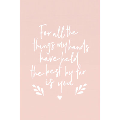 For All The Things My Hands Have Held - Wrapped Canvas Print