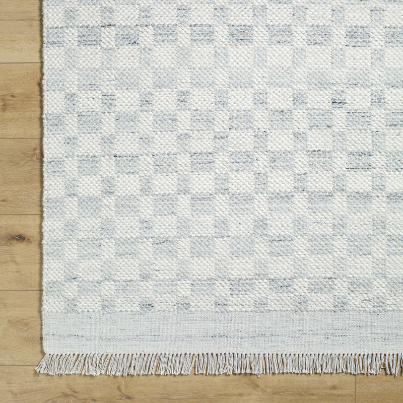 Tapis gris / ivoire Lavande, Tapis de couloir 2 pi 6 po x 8 pi