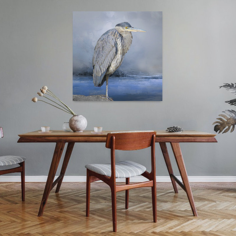 Great Blue Heron by Robert O Endres - Wrapped Canvas Print, 81.28 cm H x 81.28 cm W
