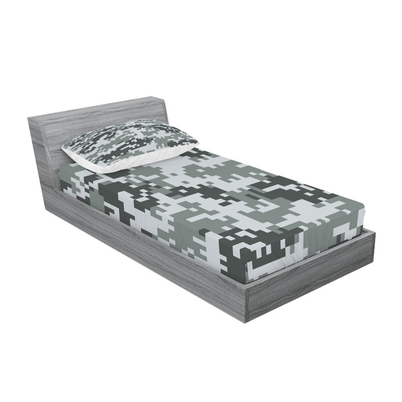 Ensemble de draps et taies décoratives Ambesonne, Ensemble de draps pour lit simple + 1 drap-housse 