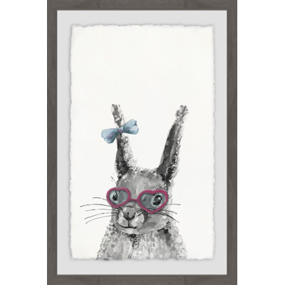 Bow On Bunny - Painting