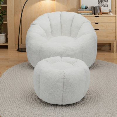 Fauteuil à billes avec sac à billes Compression