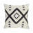 Modern Geometric Tufted Cotton Throw Pillow