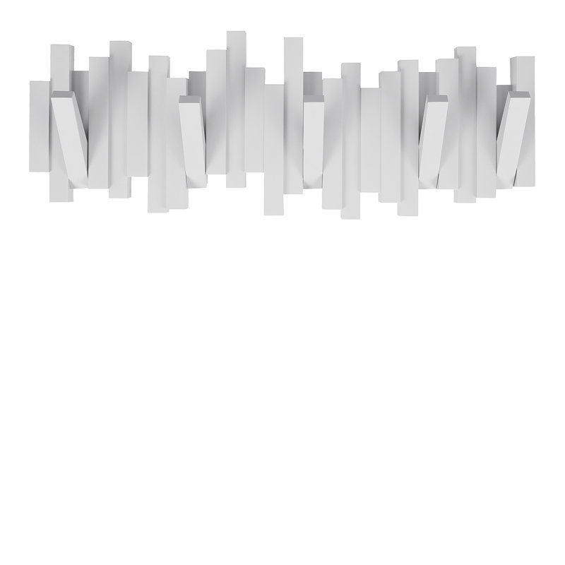 Umbra Sticks Wall Mounted Coat Rack, Grey