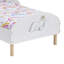 Kids White Toddler Bed – Unicorn