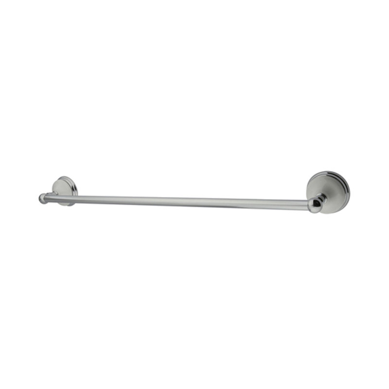 Victorian 24" Wall Mounted Towel Bar, Polished Chrome