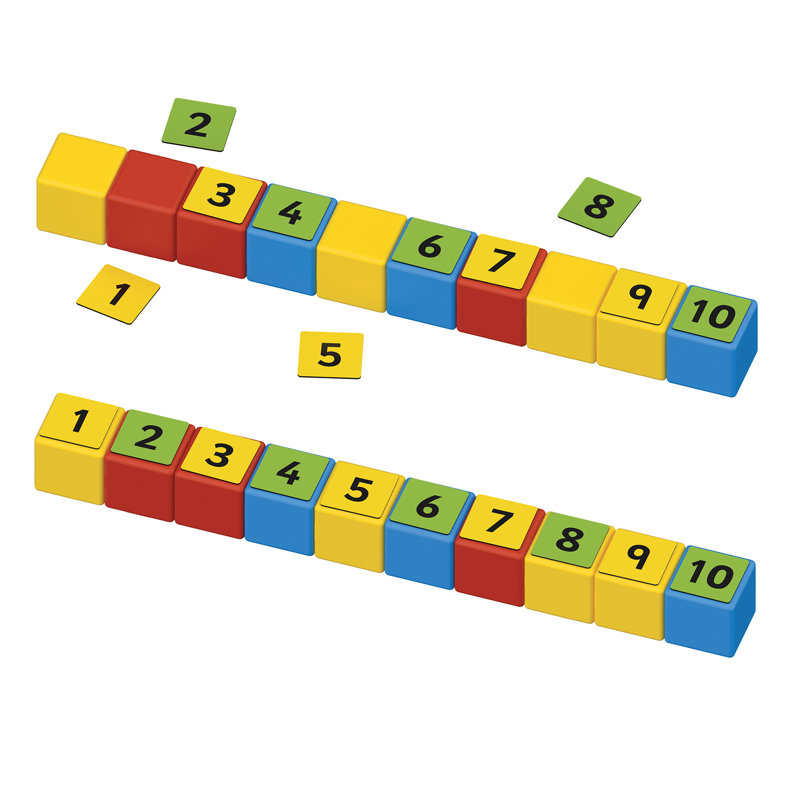 Ensemble de construction Geomag Magicube, recyclé, 61 pièces