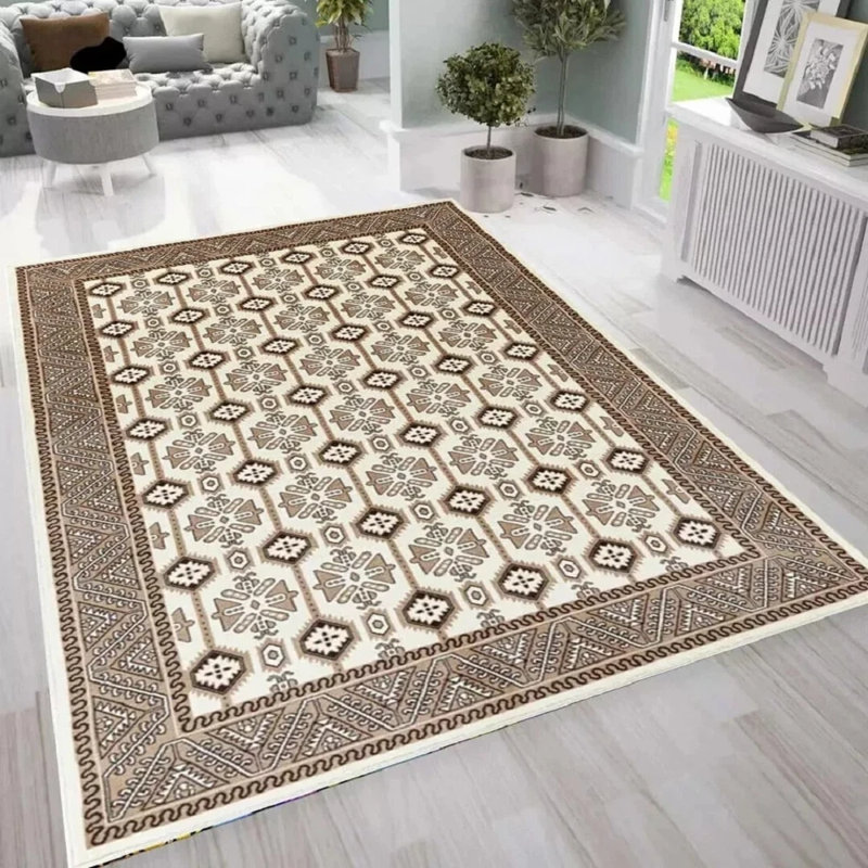 Indoor / Outdoor Area Rug, Cream, Rectangle 80 x 150 cm