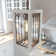 Chevron 1 - Light Single Rectangle Mini Pendant