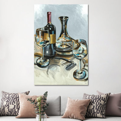 Wine With Dinner II by Heather A. French-Roussia - Wrapped Canvas Gallery-Wrapped Canvas Giclée