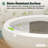 19.5''Tall Comfortable SeatHeight Round Two-Piece Floor Mounted Toilet (Seat Included)-100864814