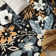 Black Multi Garden Floral Area Rug