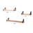 Turbotville 3 Piece Solid Wood Floating Shelf
