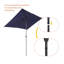 Parasol de marché rectangulaire 10' x 6,5'-66223632