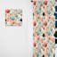 «Blue and Coral Elegant Polka Dots Bliss» - Rideau abstrait - Rideau obscurcissant - 1 panneau-107596352