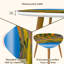 Ensemble de 2 tables basses gigognes Triangle