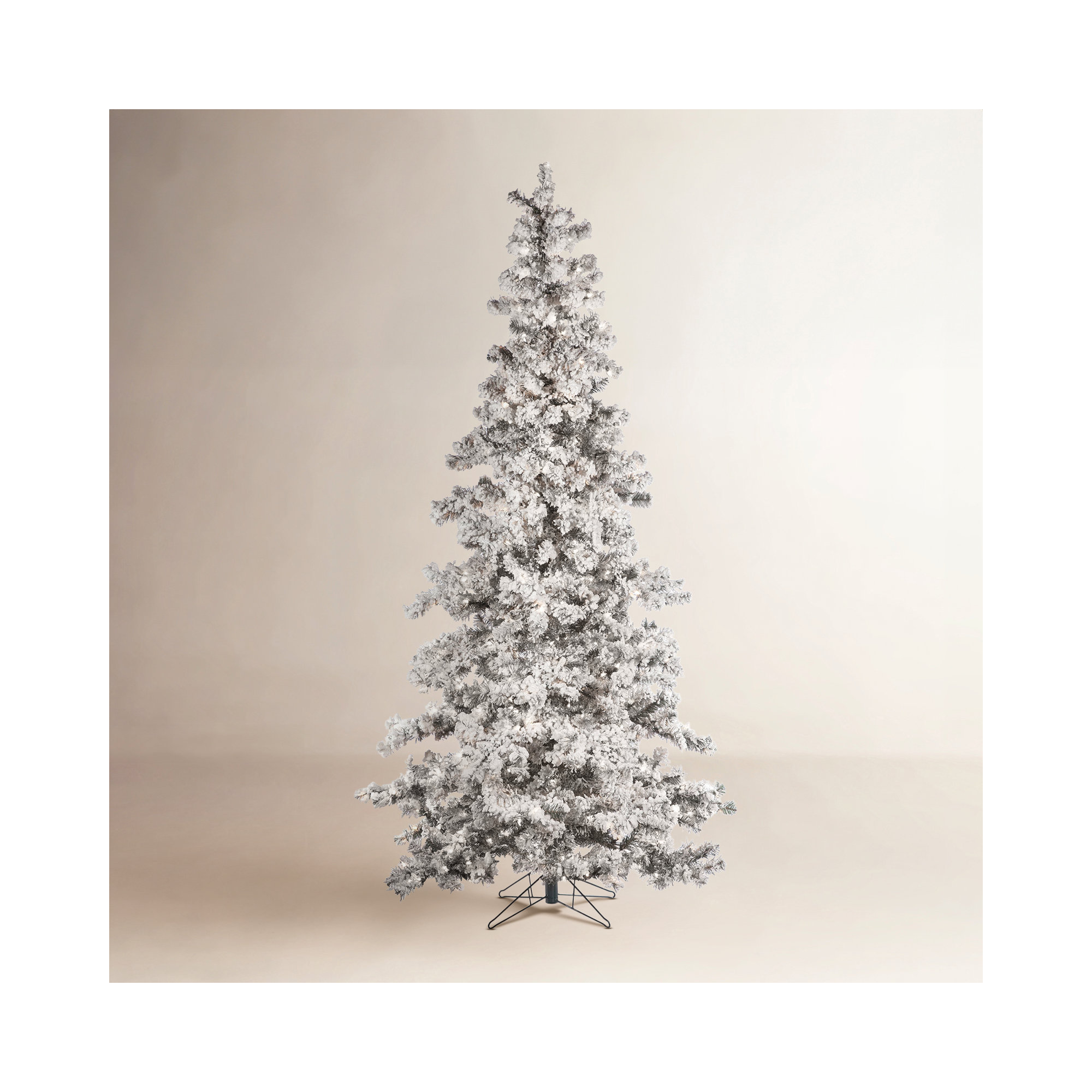 90' Lighted Artificial Spruce Christmas Tree