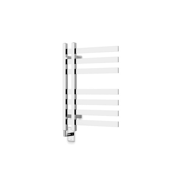Lioni Wall Mount Electric Towel Warmer, 27" H x 20" W x 3.5" D, Chrome