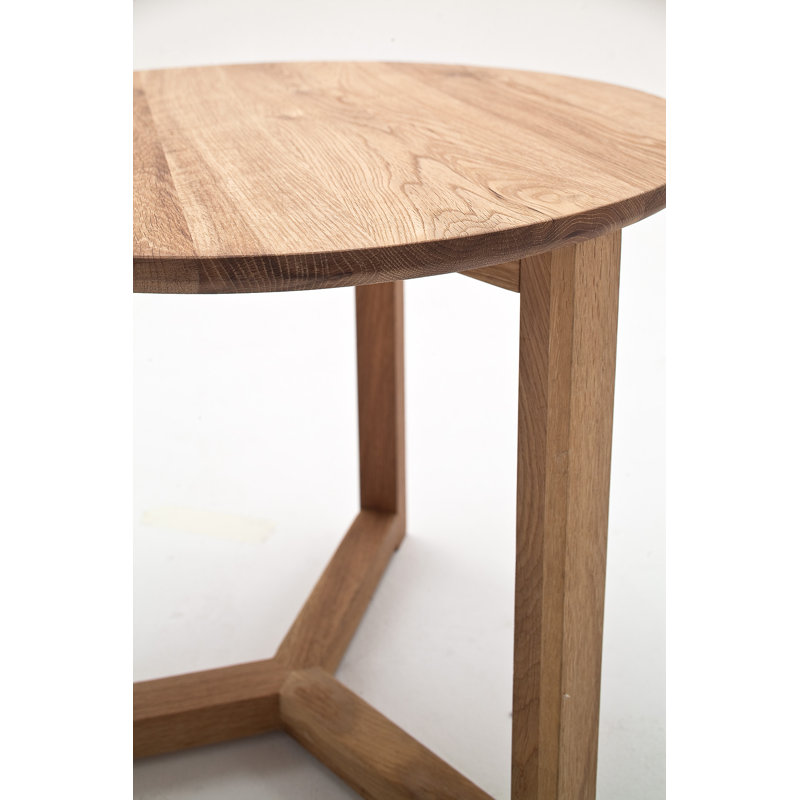 Pamela Solid Wood Three Leg Coffee Table
