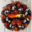 Couronne d'Halloween personnalisée «Entrez si vous l'osez»-561018570