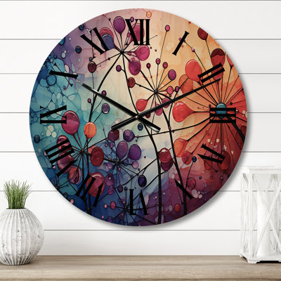 Horloge murale en bois massif Mirzhan