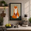 Gentle Fox Modern - Wrapped Canvas-109935290-109935285