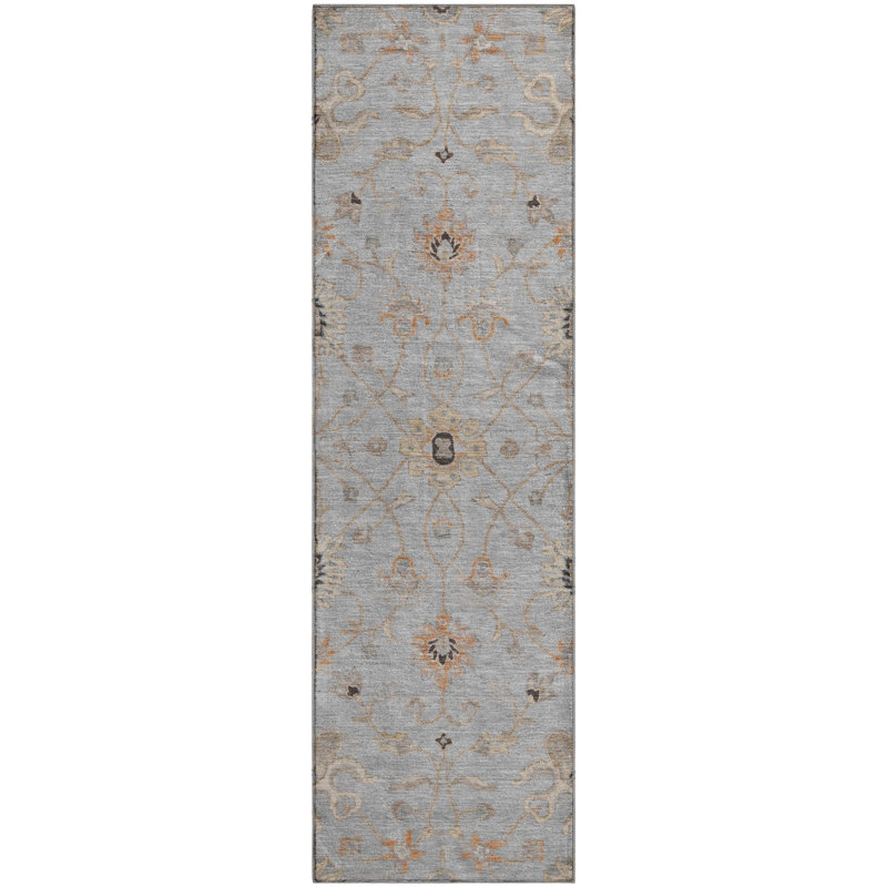 Premium Machine Washable Krause AMF1137 Global Rug, Runner 2'3" x 7'6"