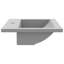 Belfry Bathroom Makiver 600mm L x 450mm W Resin Rectangular Sink with Overflow-41906812
