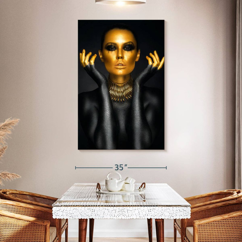 Model, 51" H x 34" W